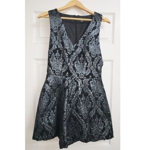 SIZE 8 ASOS Navy/ Gunmetal and Black Romper